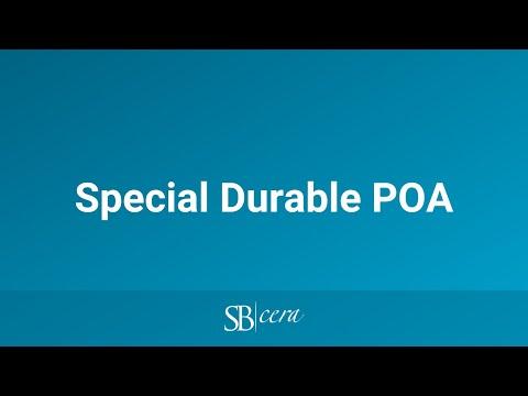 SBCERA Special Durable POA