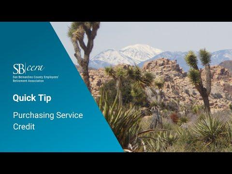 Purchasing Service Credit