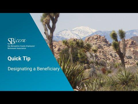 Designating a Beneficiary 