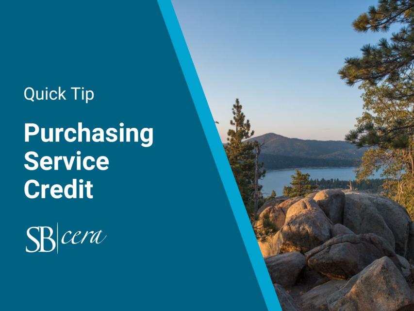 Purchasing Service Credit