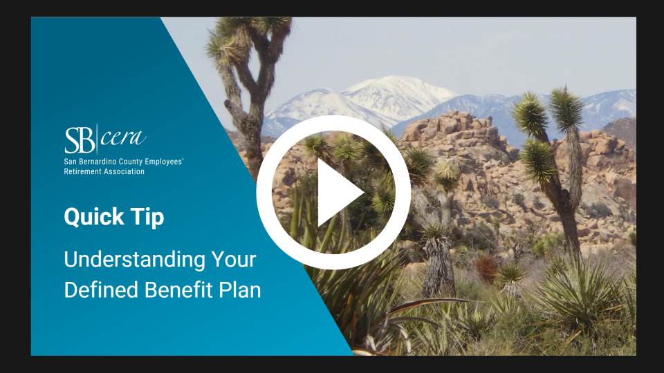 Understanding Your Defined Benefit Plan