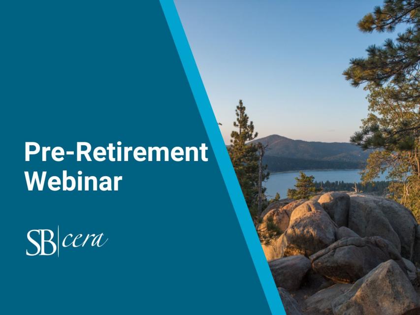 Pre-Retirement Webinar