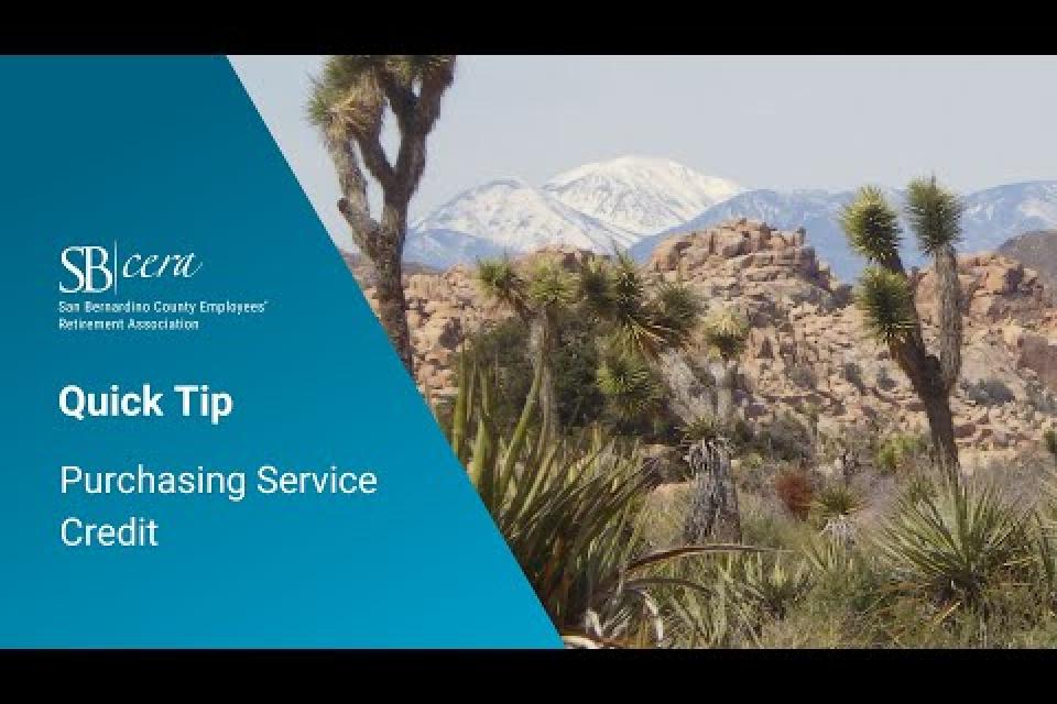 Purchasing Service Credit
