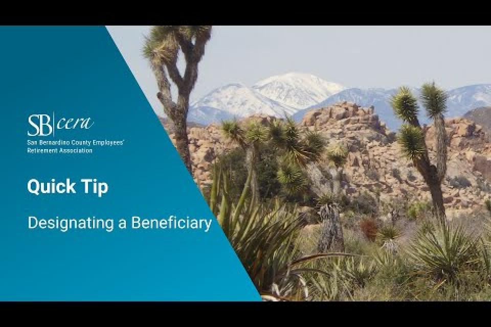 Designating a Beneficiary 