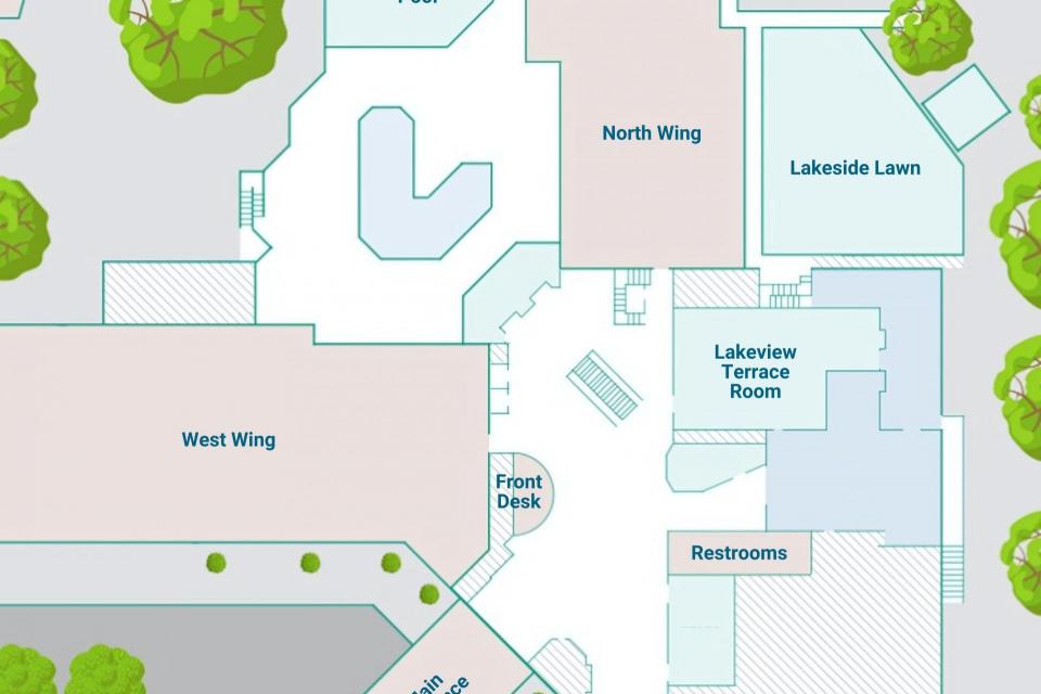Lake Arrowhead Resort & Spa Hotel Map