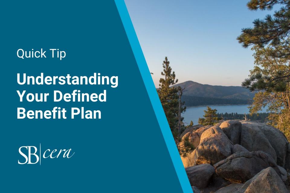 Understanding Your Defined Benefit Plan