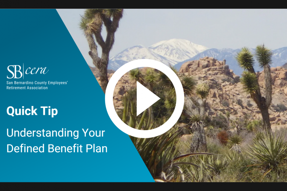 Understanding Your Defined Benefit Plan