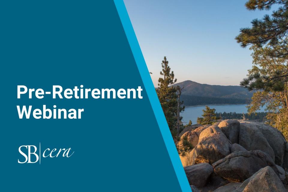 Pre-Retirement Webinar