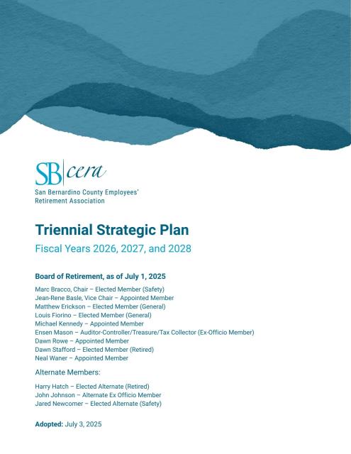 Triennial Strategic Plan